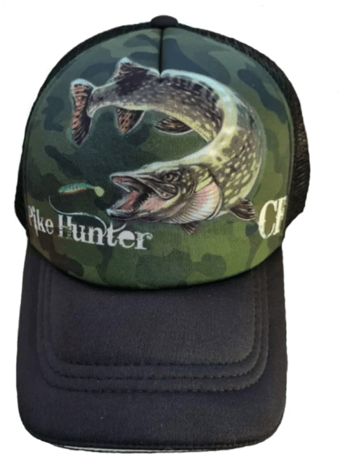 Бейсболка Crazy Fish Pike Hunter Camo M Бейсболка Crazy Fish Pike Hunter Camo M