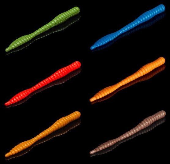 Силиконовая приманка SOOREX PRO Worm 80мм 1.3гр Сыр #308 Микс3/Mix3 6шт/уп