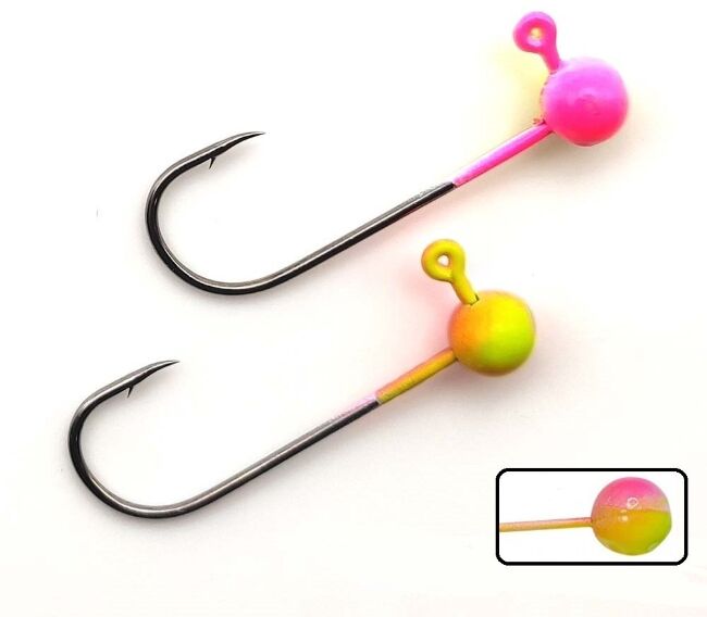 Джиг-головка TROUTTHEME крючок Gamakatsu №4  0.30гр #мультиколор 1шт.