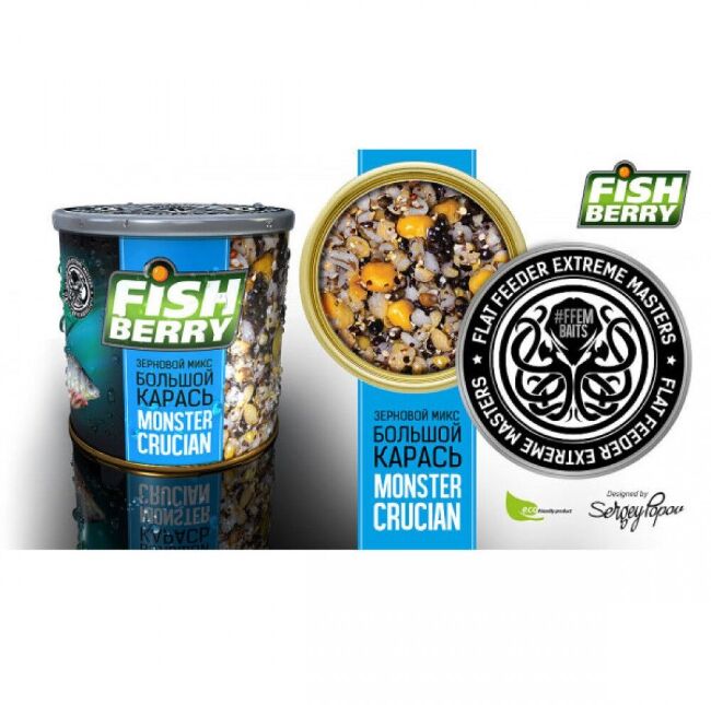 Зерновой микс FISHBERRY Большой КАРАСЬ 430мл