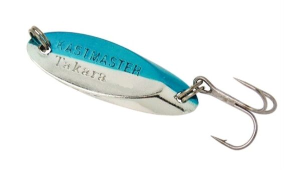 Блесна колеблющаяся TAKARA Kastmaster 74мм 56.0гр цвет: серебро/синий(B6)