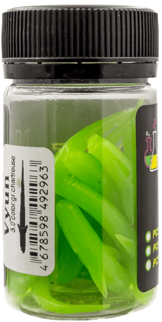 Силиконовая приманка TROUT ZONE Vyun 3" гриншартрёз сыр 7шт/уп