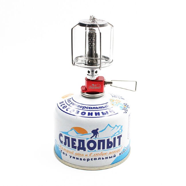 Светильник портативный газовый СЛЕДОПЫТ Северное Сияние стекло PF-GLP-S03 Светильник портативный газовый СЛЕДОПЫТ Северное Сияние стекло PF-GLP-S03