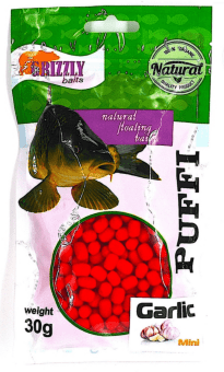 Воздушное тесто плавающее GRIZZLY BAITS Garlic mini 30гр/уп Воздушное тесто плавающее GRIZZLY BAITS Garlic mini 30гр/уп