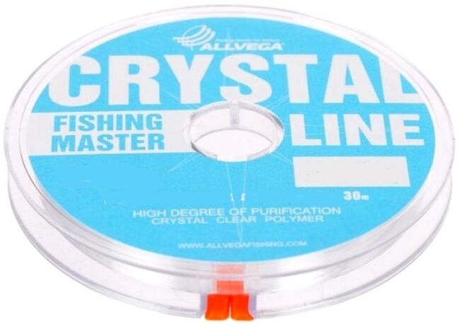 Леска монофильная ALLVEGA Fishing Master Crystal 30м 0.18мм 3.95кг