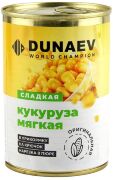 Кукуруза Мягкая DUNAEV металлобанка 400мл, оригинальная Кукуруза Мягкая DUNAEV металлобанка 400мл, оригинальная