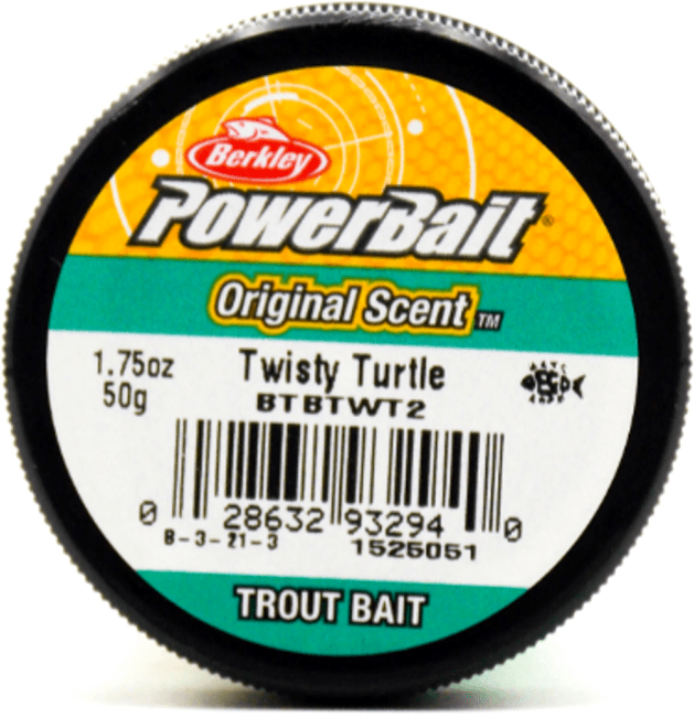Паста форелевая BERKLEY Powerbait Natural Original Scent Twisty Turtle 1525051