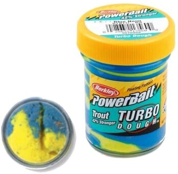 Паста форелевая Berkley Powerbait Turbo Dough (50г) Blue Neon 1070995 Паста форелевая Berkley Powerbait Turbo Dough (50г) Blue Neon 1070995