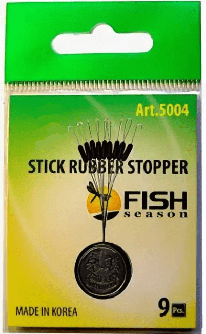Стопор резиновый FISH SEASON Cylinder Rubber Stopper цилиндр №M 9шт/уп 5004-MF