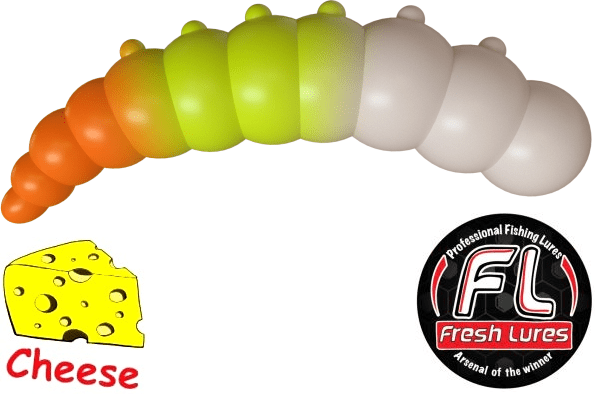 Силиконовая приманка FRESH LURES Junior 1.2”/30мм Сыр #411 14шт/уп