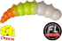 Силиконовая приманка FRESH LURES Junior 1.2”/30мм Сыр #411 14шт/уп