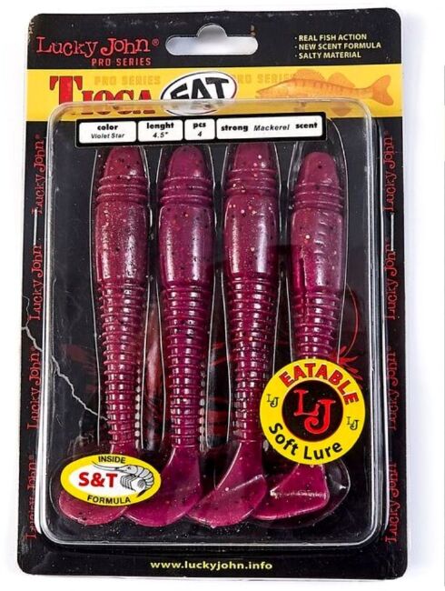 Виброхвост LUCKY JOHN Pro Series Tioga FAT 4.5" 114мм #S26 4шт/уп 140147-S26 Виброхвост LUCKY JOHN Pro Series Tioga FAT 4.5" 114мм #S26 4шт/уп 140147-S26