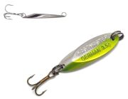 Блесна колеблющаяся GERMAN Kastmaster 105 34мм 3.5гр #Y08 серебро/шартрез