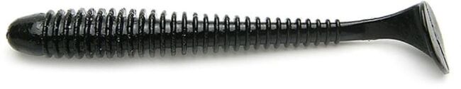 Виброхвост KEITECH Swing Impact 4.5" #001 Black 11.4см 8.9гр 6шт/уп