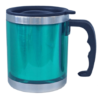 Термокружка пластик с крышкой поильником 380мл цвет зеленый (076-А) 700729 Термокружка пластик с крышкой поильником 380мл цвет зеленый (076-А) 700729