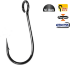 Крючок DECOY Tracin' Single 31 OP большое открытое ухо №4 черный 10шт/уп (824535)