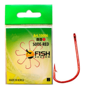 Крючок FISH SEASON 10006 SODE-RED №3.5 колечко красный.хром кован 10шт/уп Крючок FISH SEASON 10006 SODE-RED №3.5 колечко красный.хром кован 10шт/уп