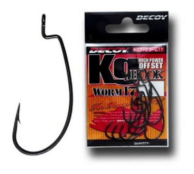 Крючок офсетный DECOY Worm17 Kg Hook #4/0 черный кован 6шт/уп (808054) Крючок офсетный DECOY Worm17 Kg Hook #4/0 черный кован 6шт/уп (808054)