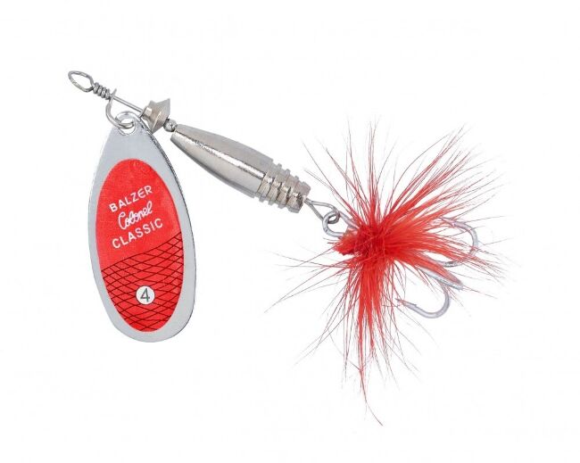 Блесна вращающаяся BALZER Colonel Classic Red Glitter 7гр, 13025 007 Блесна вращающаяся BALZER Colonel Classic Red Glitter 7гр, 13025 007
