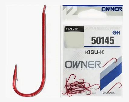 Крючок OWNER 50145-07 Kisu-K лопатка красный 15шт/уп Крючок OWNER 50145-07 Kisu-K лопатка красный 15шт/уп