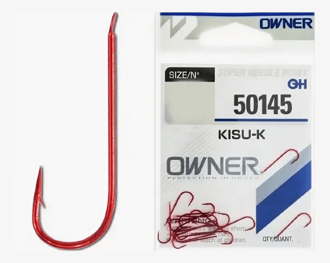 Крючок OWNER 50145-07 Kisu-K лопатка красный 15шт/уп Крючок OWNER 50145-07 Kisu-K лопатка красный 15шт/уп