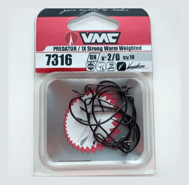 Крючок офсетный VMC 7316 BN №2/0 кованый 10шт/уп Крючок офсетный VMC 7316 BN №2/0 кованый 10шт/уп