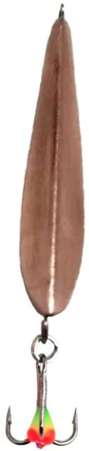 Блесна зимняя МАРОПЕДКА 40мм 4гр с подвесным тройником #Медь