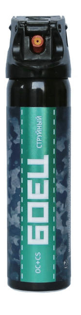 Газовый баллончик БОЕЦ (С) OС+CS струйный 100мл