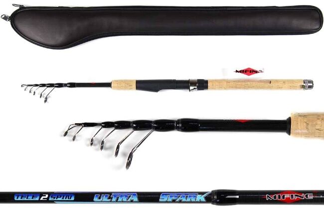 Спиннинг телескопический MIFINE Ultra Spark 2,70м 10-30гр 1016-270