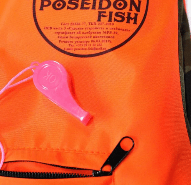 Спасательный жилет POSEIDON FISH до 50кг Спасательный жилет POSEIDON FISH до 50кг