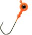 Джиг-головка крашеная ПТФ МОРМЫШ Шар 52гр кр-к: VD-079 №10/0 цв:03-оранжевый 3шт/уп