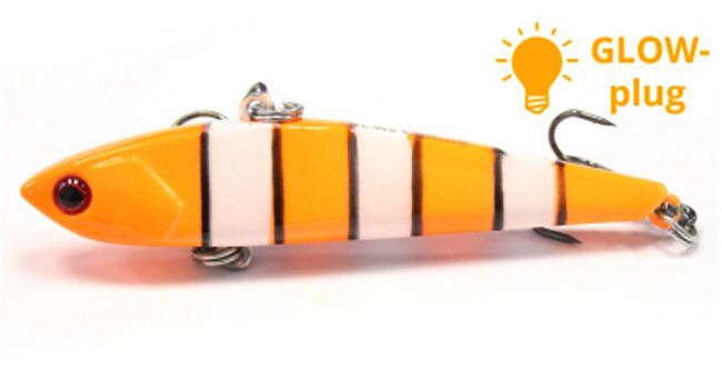 Раттлин GROWS CULTURE Eclipse Mini Slight 75, 75мм 15гр тонущий #HS-09 Glo-plug Раттлин GROWS CULTURE Eclipse Mini Slight 75, 75мм 15гр тонущий #HS-09 Glo-plug