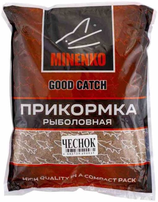 Прикормка MINENKO Good Catch Чеснок 0.7кг Прикормка MINENKO Good Catch Чеснок 0.7кг