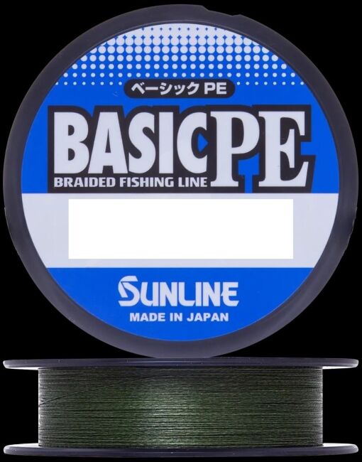 Плетёный шнур SUNLINE BASIC PEx4 150м #0.8 6.0кг темно-зеленый