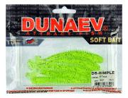 Приманка DS-SIMPLE 87мм 5шт/уп, цвет (351) шартрез, блестки черные