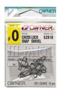 Застежка OWNER 52810-0 Cross Lock Snap №0 35кг стальной 10шт/уп Застежка OWNER 52810-0 Cross Lock Snap №0 35кг стальной 10шт/уп