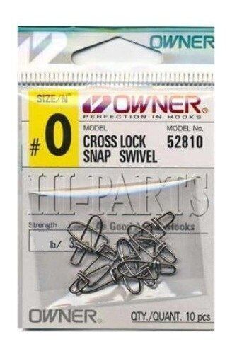 Застежка OWNER 52810-0 Cross Lock Snap №0 35кг стальной 10шт/уп Застежка OWNER 52810-0 Cross Lock Snap №0 35кг стальной 10шт/уп