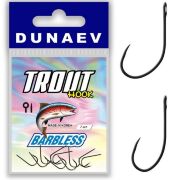 Крючок DUNAEV Trout Barbless #4 7шт/уп Крючок DUNAEV Trout Barbless #4 7шт/уп