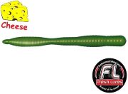 Силиконовая приманка FRESH LURES FlatWorm 3.1”/77мм Сыр #124 7шт/уп