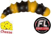 Силиконовая приманка FRESH LURES Junior 1.2”/30мм Сыр #412 Shmel 14шт/уп