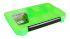 Коробка ТРИ КИТА  для приманок КДП-4 зеленая 340*215*50мм