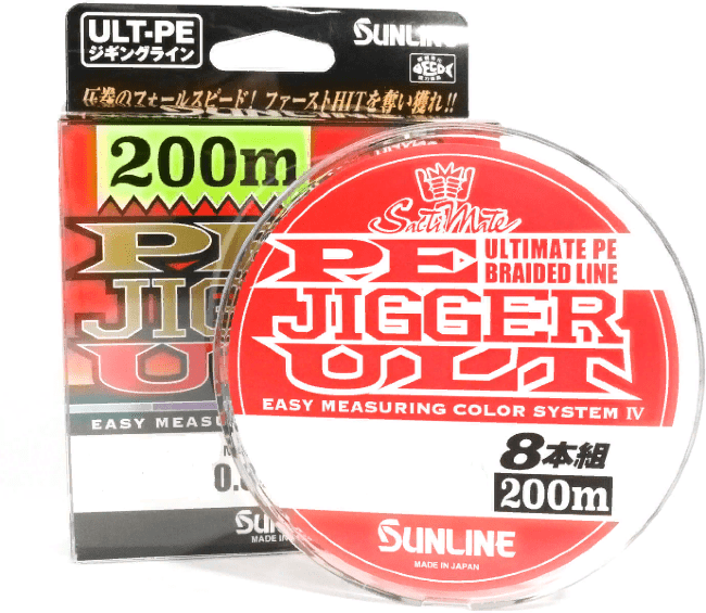Плетёный шнур SUNLINE PE Jigger ULT 8 200м #6.0/0.405мм 90lb/40.0кг многоцветный Плетёный шнур SUNLINE PE Jigger ULT 8 200м #6.0/0.405мм 90lb/40.0кг многоцветный