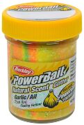 Паста форелевая Berkley Powerbait Natural Scent Glitter Trout Bait (50г) Garlic Rainbow 1203187