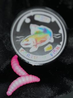 Силиконовая приманка FORTUNE FISH Маггот #4 (кислотный розовый) 8шт/уп Силиконовая приманка FORTUNE FISH Маггот #4 (кислотный розовый) 8шт/уп