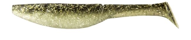 Виброхвост ALLVEGA Belly Dance Shad 10см 9.7г 5шт/уп #013 gold shine minnow