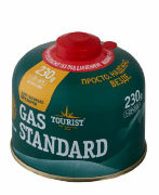 Газ всесезонный TOURIST Standart клапан:резьбовой 230гр/520куб.см TBR-230