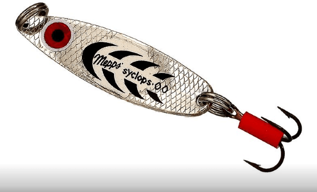 Блесна колеблющаяся MEPPS Syclops AG/Noir (серебро/черн) №00 5гр