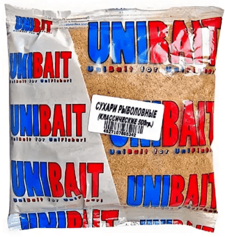 Прикормка UNIBAIT Сухари Классические рыболовные 0,5кг
