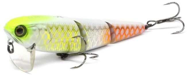 Воблер JACKALL Deka Hama-ku-ru R 75мм 7.8гр 0.2-0.5м #albino chartreuse piraruku