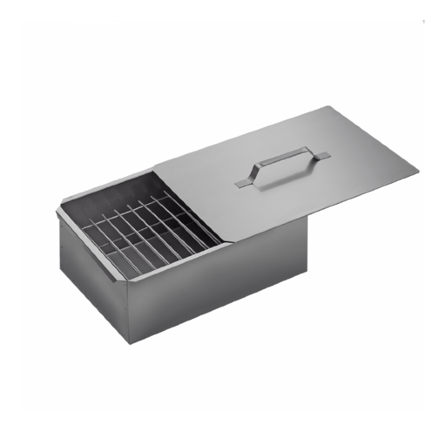 Коптильня ТПФ ТЕХНОЛИТ двухъярусная с поддоном сталь:0.8мм 48х28х17см 10-01-0018